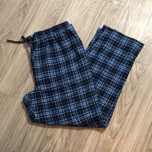 NEW Men’s Stafford Blue Plaid PJ pants